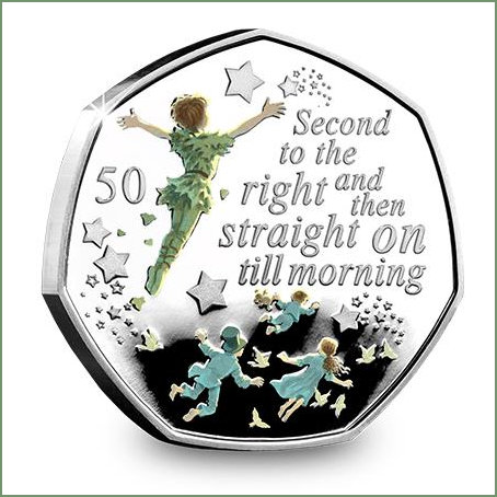 Flying Peter Pan Coin