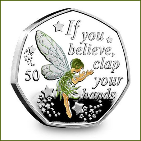 Peter Pan Set  Tinkerbell Coin