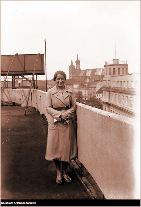 JJ on roof of Press Palace in Krakow in 1932