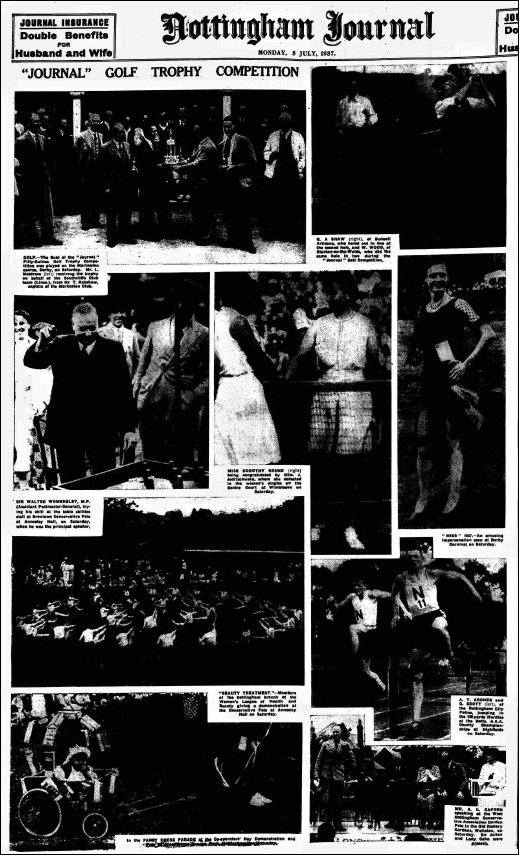 Nottingham Journal 5th July 1937