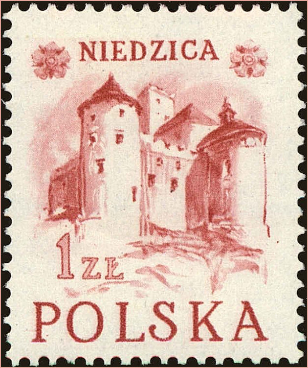 Niedxica Castle Stamp 1952
