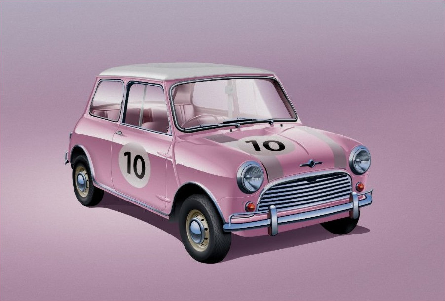 Howzzat for a Pink Mini