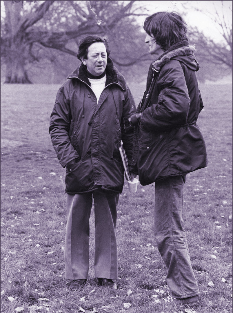 Louis Marks and Andrew Birkin on location
