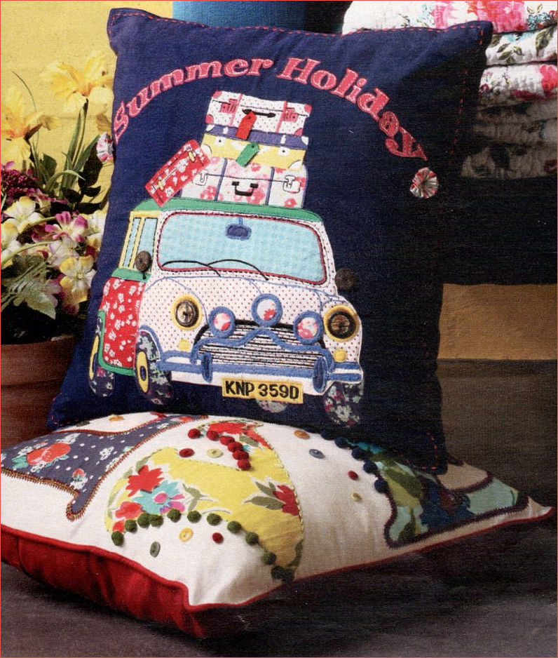 Detail of BHS Cushion featuring the Mini design in 2013