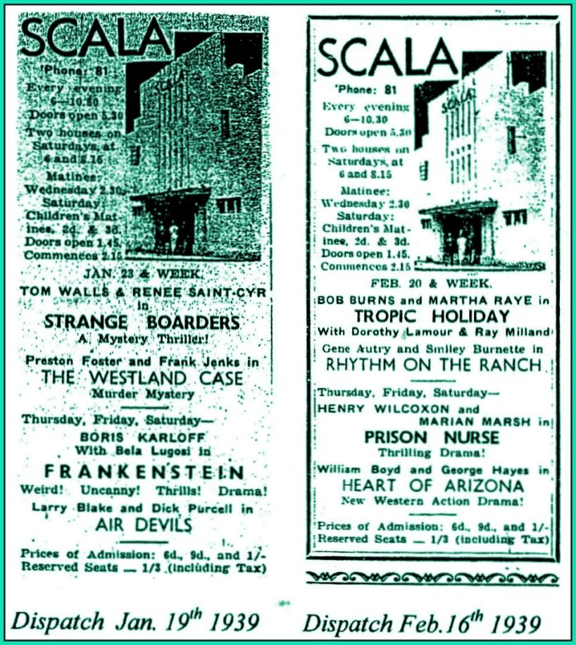 Scala Posters from 1939
