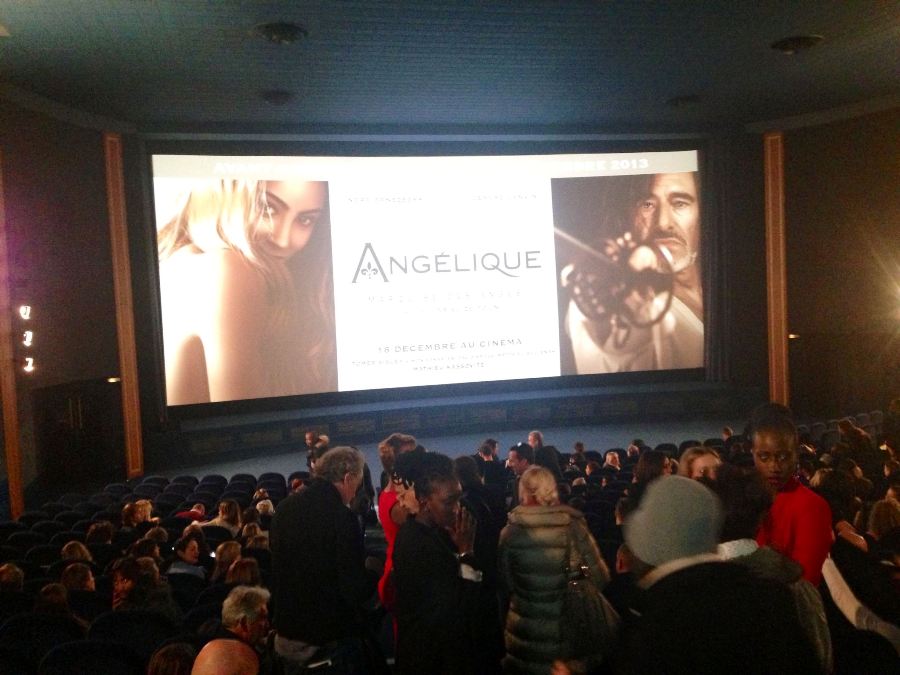 Fans filling the cinema