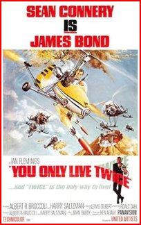 Film Poster You only Live Twice - Action scenes