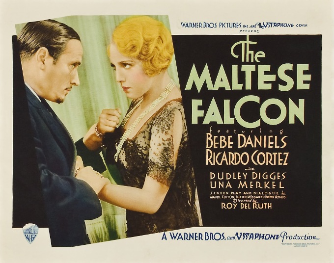 Film Poster of the Maltese Falcon 1931
