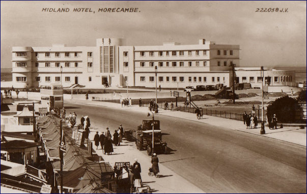 The New Midland Hotel approach from the promenade