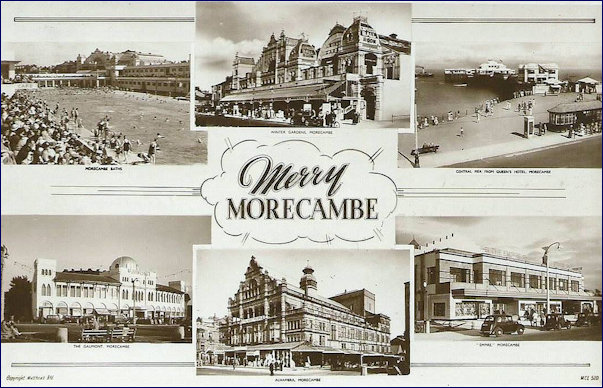 Multi-view postcard featuring Empire Cinema 