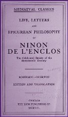 Ninon de Lenclos Book