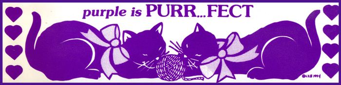Purple is Purrfect