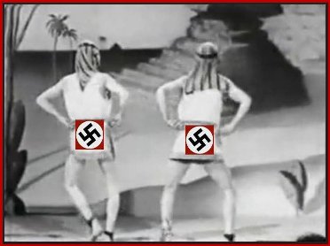 Wilson and Kepple with swastikas
