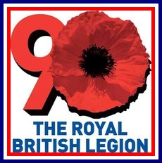 British Legion 90th Anniversary Logo