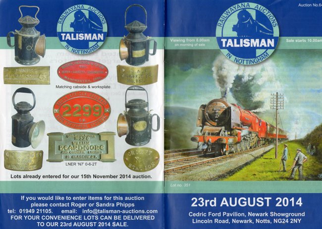 Catalogue cover front and back