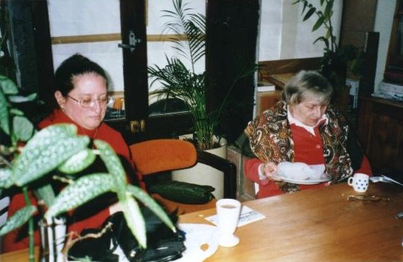 Joyce with Anne Golon