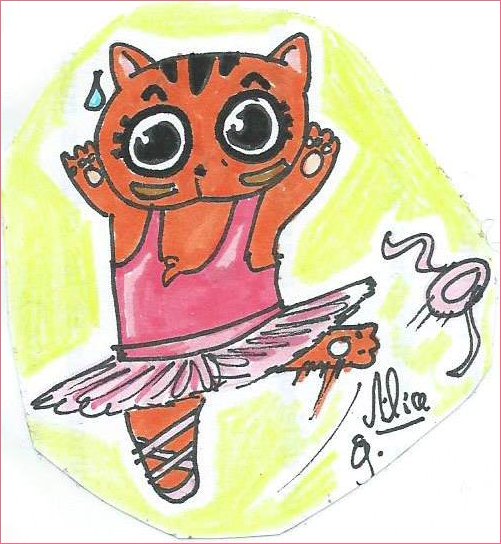Cat Ballerina Fan Art