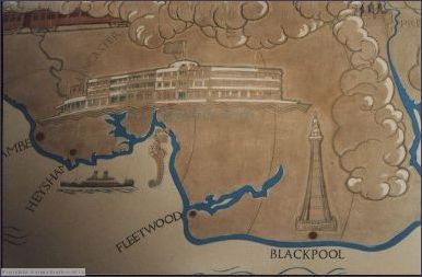 Original Map of Lancashire cost frieze