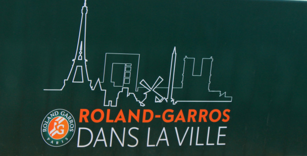 Roland Garros Tennis dans la ville Logo