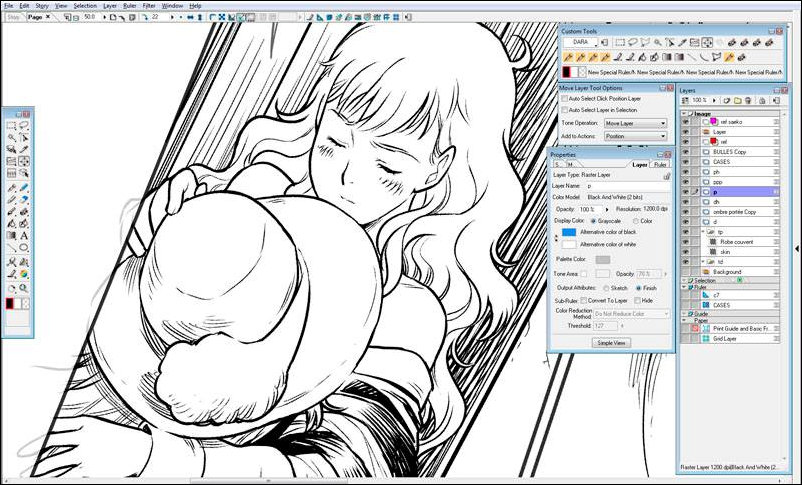 Further detailed Manga Images in progress