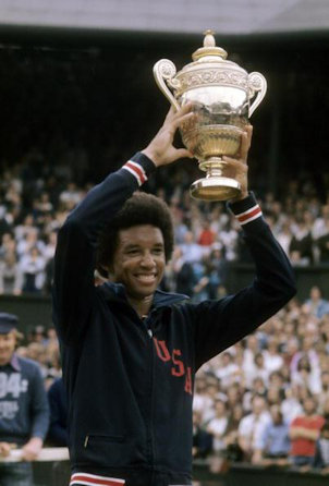 Arthur Ashe Wimbledon Champion 1975