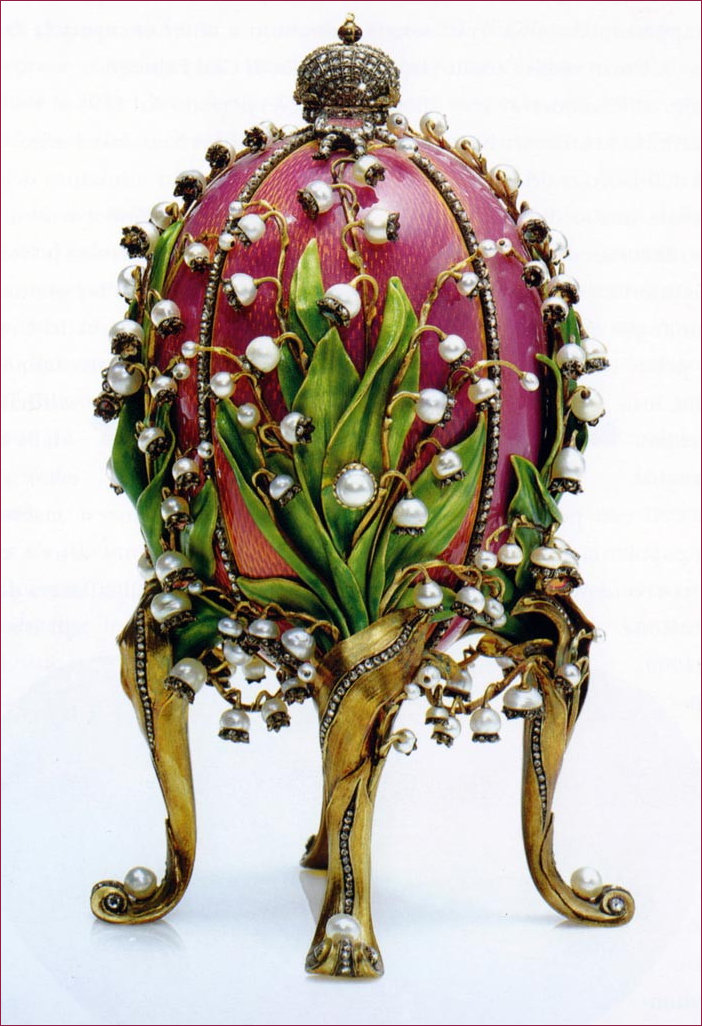 Faberge Lily of the Valley Egg