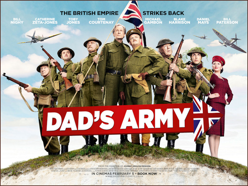 Poster of the 2016 Dad's Army film