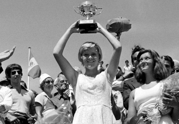 Sue Barker French Open Champion 1976
