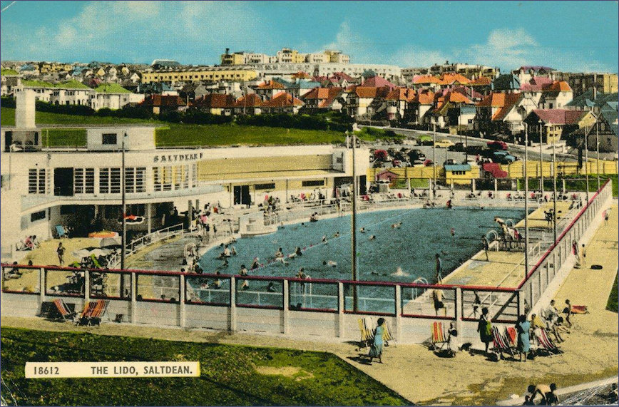 Postcard of the Saltdean Lido