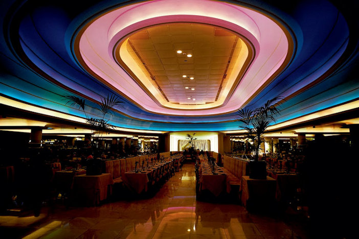 Panorama of ceiling in the Rainbow Room