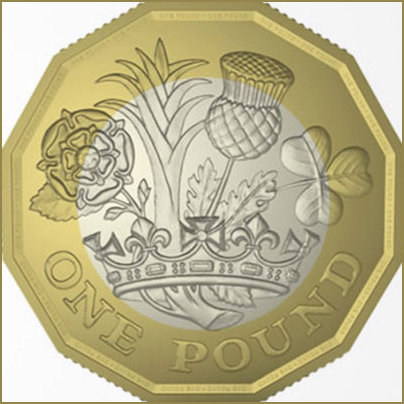 New 12 sided pound coin