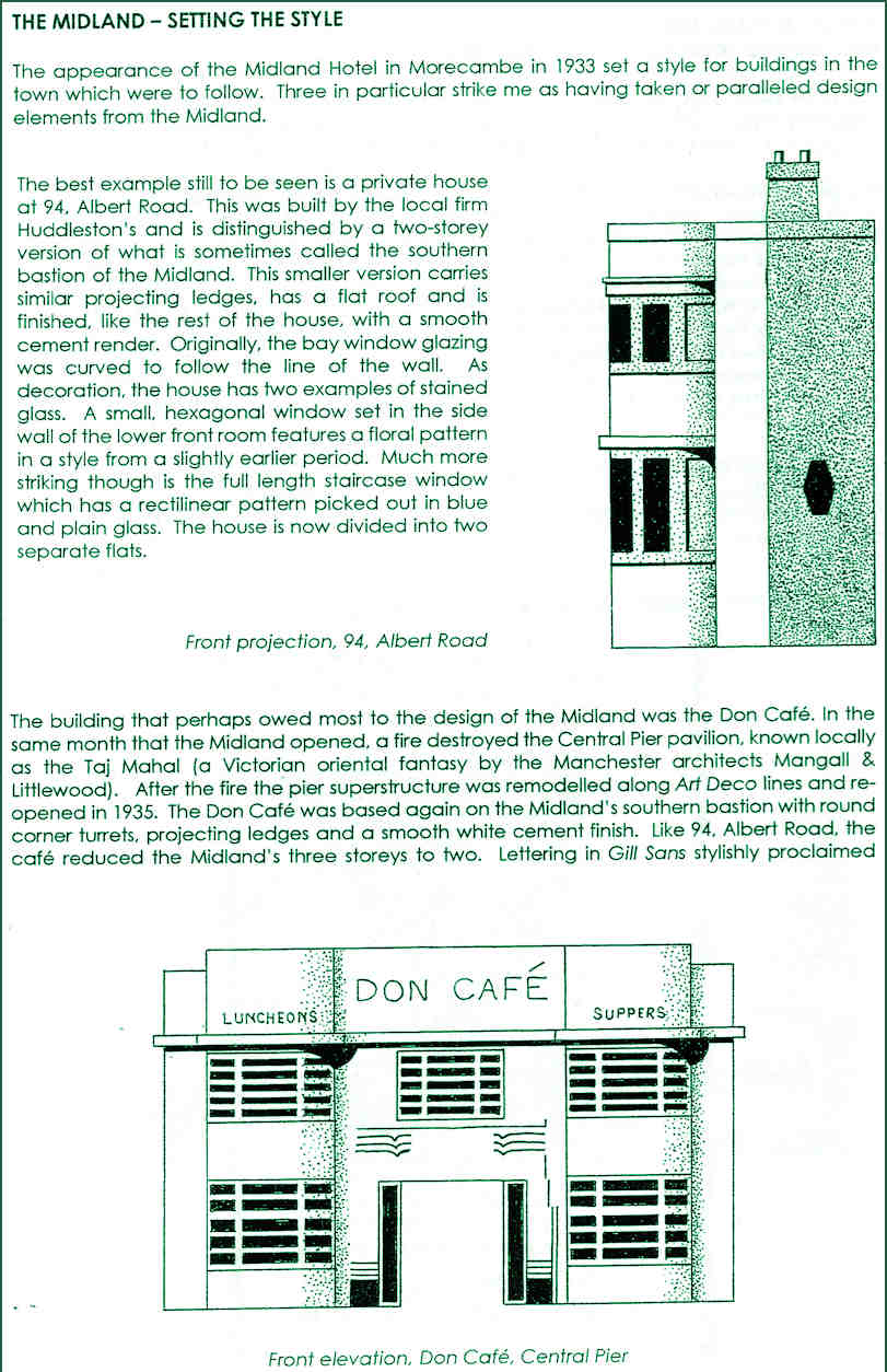 Architectural drawings of Albert Road and Don Cafe