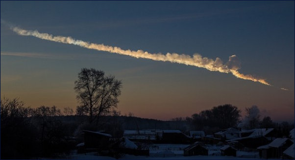 Meteor in Chelyabinsk in 2013