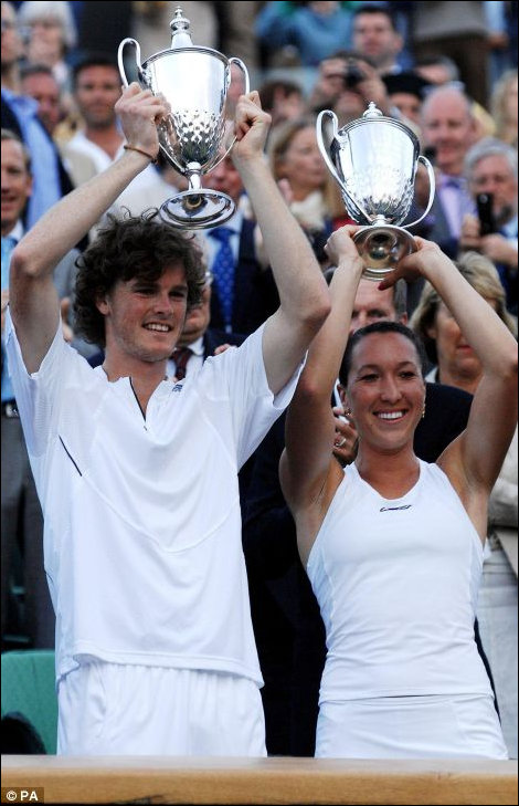 Jankovic & Murray win 2007 Wimbledon Mixed Doubles