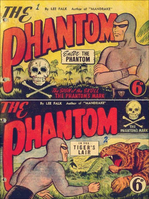 The Phantom Comic Strip character first two titles