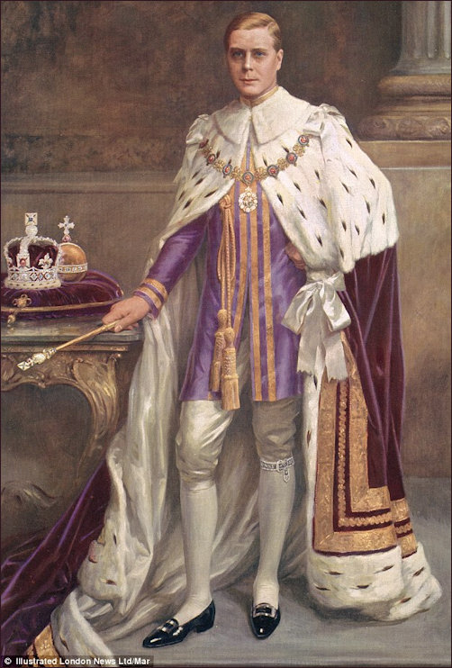 The unseen coronation portrait of Edwaed VIII