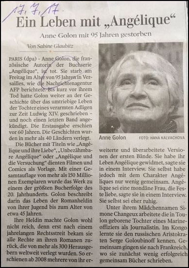 German Obituary