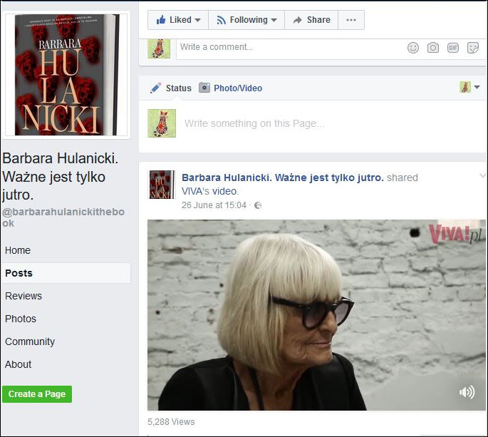 Barbara Hulanicki interviewed in Poland