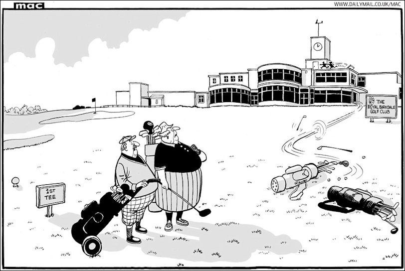 Mac Cartoon featuring the Clubhouse