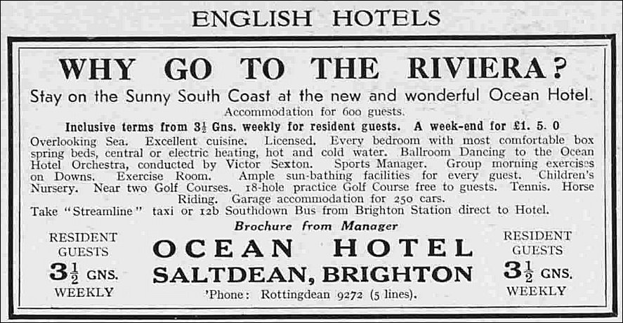 Why go to the Riviera advert from 1938