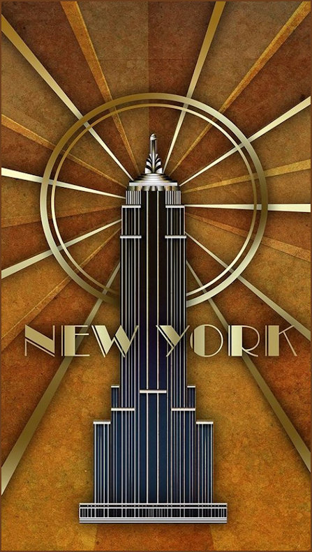 Empire State Building Graphic 1930s