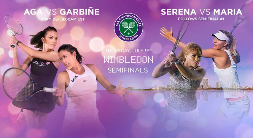 2015 Wimbledon semi-final lineup