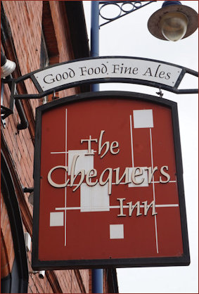 Chequers Pub Sign