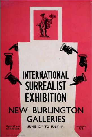 Surrealist exhibition catalogue cover