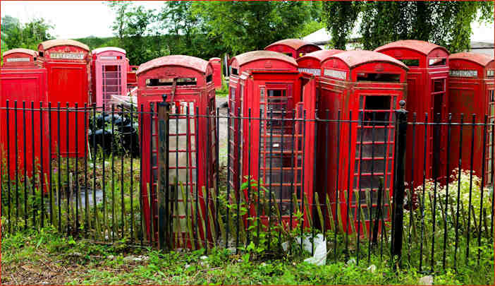 Graveyard of Telephone Kiosks