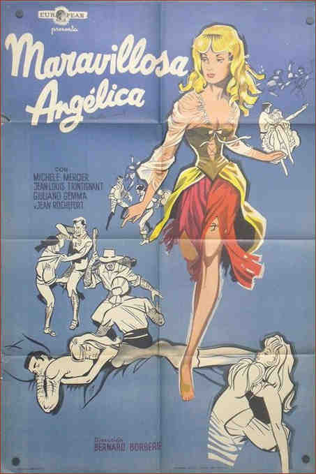 Spanish Film poster - Merveilleuse Angelique