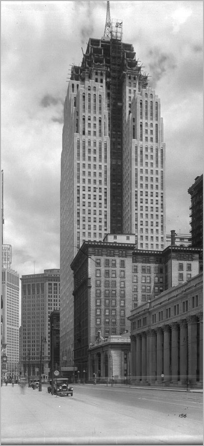 Penobscot Building work in progress late 1920s