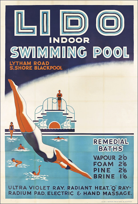 Art Deco Lido Swimming Pool Blackpool