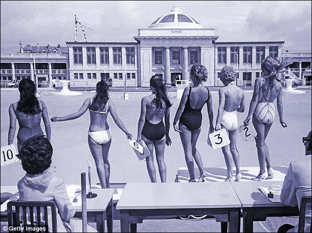 The Miss Blackpool competition from 1970