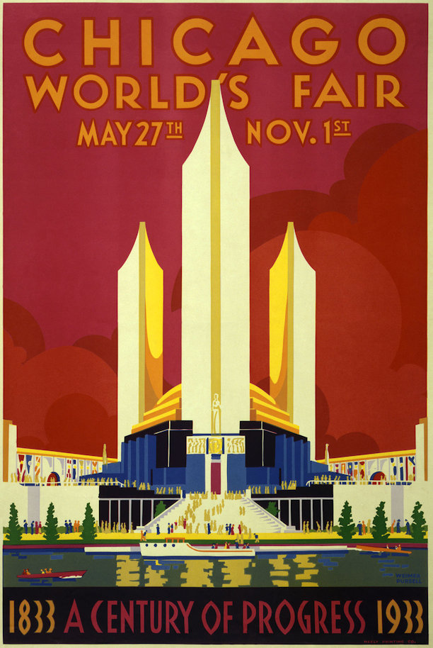 Chicago Worlds Fair 1933 Centery of Progress